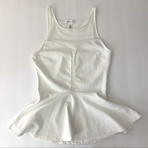 Tank top peplum waist